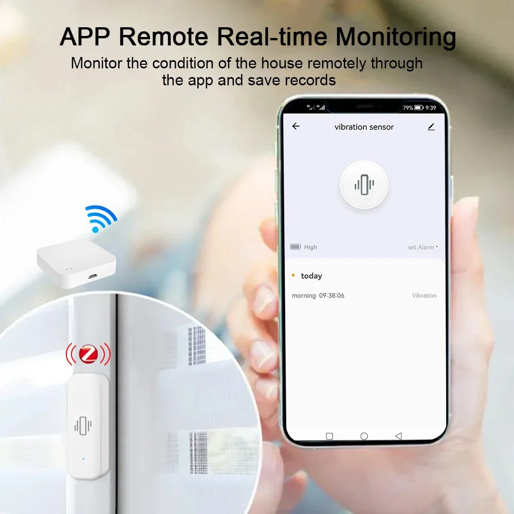 Tuya WiFi/Zigbee Smart Vibrati - огляд і ціна Home Security With Alarm
