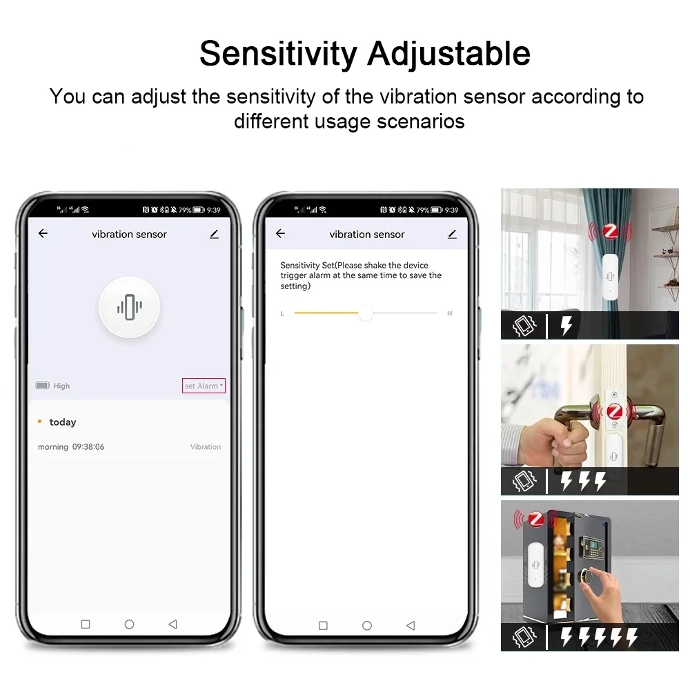Tuya WiFi/Zigbee Smart Vibrati - огляд і ціна Home Security With Alarm