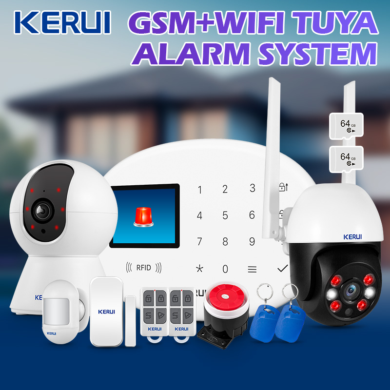 KERUI Tuya Wireless Home Alarm - огляд і ціна Home Security No Wifi
