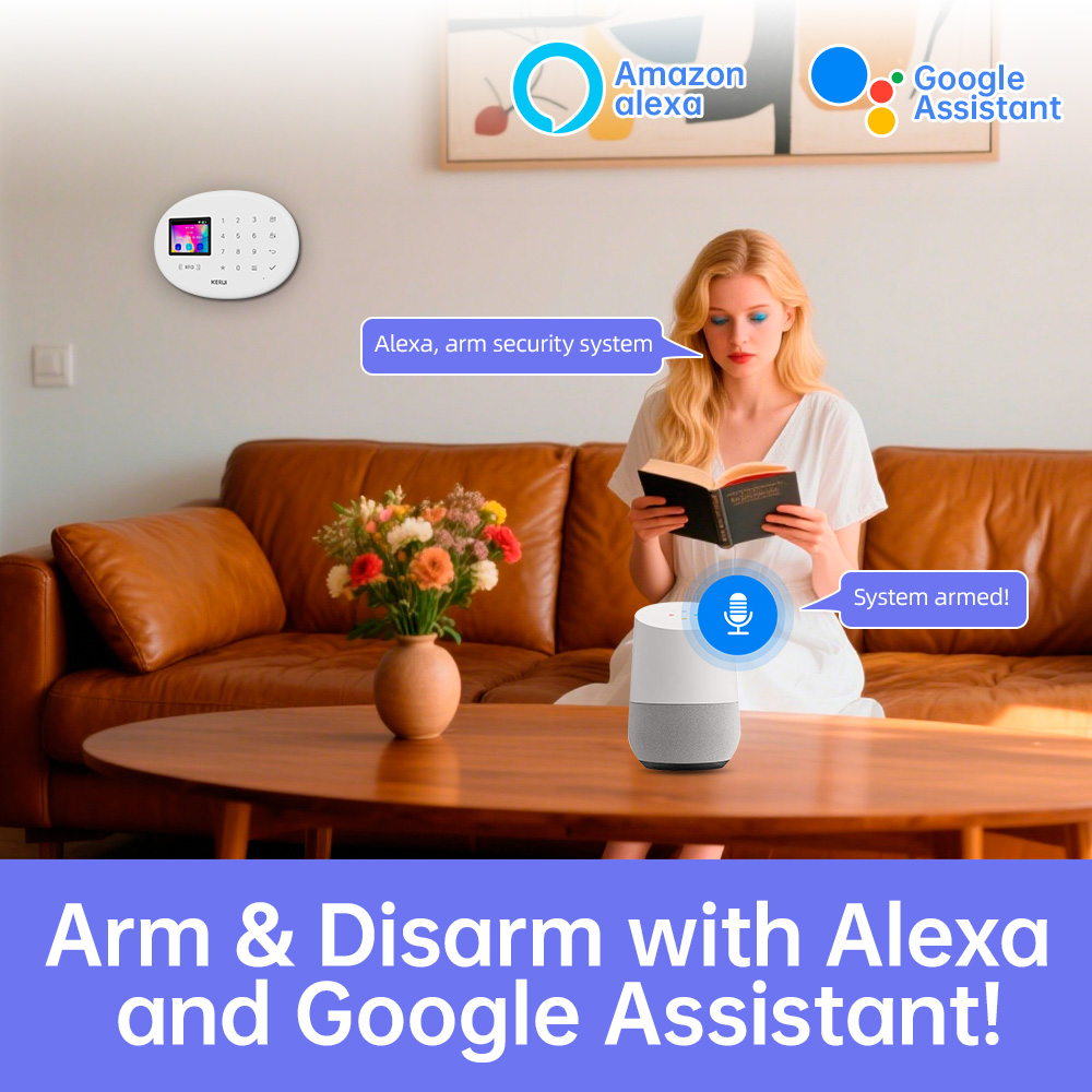 KERUI Tuya Wireless Home Alarm - огляд і ціна Home Security No Wifi